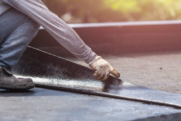 Professional Emergency Waterproofing technician working in Mattawan, MI